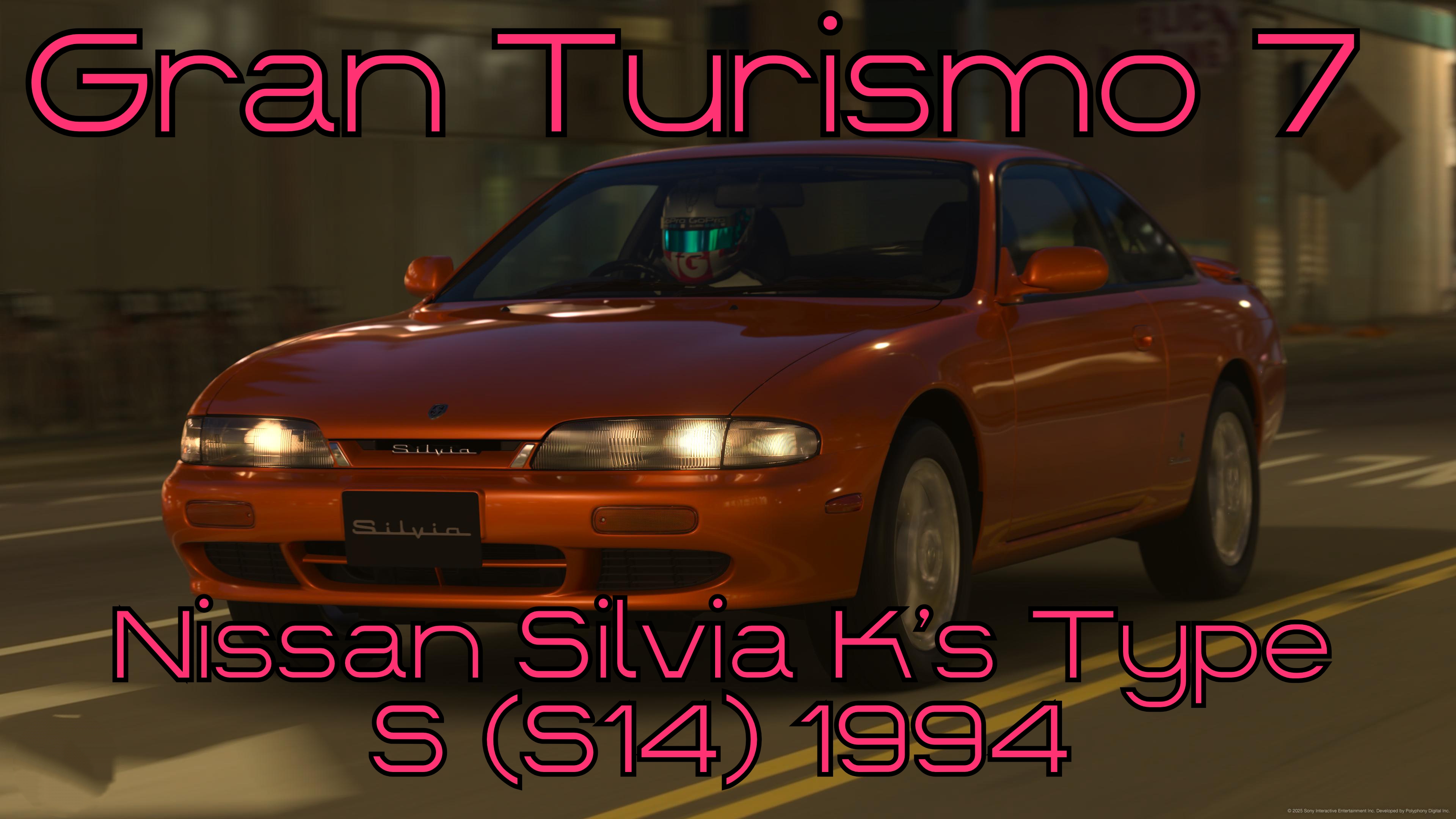 Nissan Silvia K's Type S 1994 — яркий представитель эпохи тюнинга в мире Gran Turismo 7 🌍⚡️