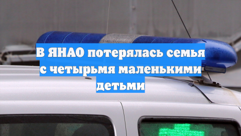 В ЯНАО потерялась семья с четырьмя маленькими детьми