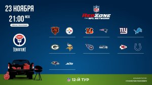 НФЛ. 12-й тур. Red Zone (первая волна)
