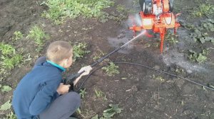 Мойка высокого давления Huter W105-P. /Усадьба.