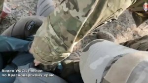 Видео задержания украинца, который хотел устроить теракт на ж/д путях в Краснодаре, показали в ФСБ