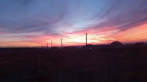 Раннее утро на восходе солнца х. Красный Анапа 21.11.2025