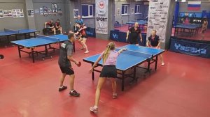 отбор Мешков/Файтельсон (945) - Чирков/Морозова (1330) настольный теннис Парный турнир 16.11 СПб