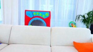 Ники, Влад и история о необычной стиральной машинке! Видео для детей!