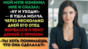 «Ну и уходи!» — сказал муж. Я ушла. Через несколько дней