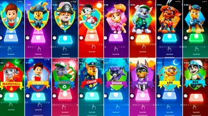 Мультики для Детей Щенячий Патруль Tiles Hop - РАЙДЕР, ГОНЩИК, КРЕПЫШ,МАРШАЛЛ, СКАЙ, РОККИ, ЗУМА