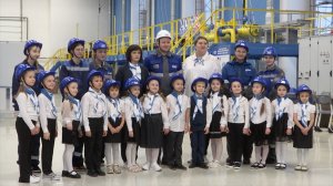 Воспитанники д/с «Белоснежка» УДП на полигоне «Газпром техникум Новый Уренгой»