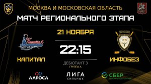 ОБЗОР / КАПИТАЛ - ИНФОБЕЗ / 21.11.25 / ОХЛ МОСКВА / ДИВИЗИОН ДЕБЮТАНТ 3