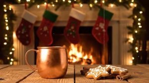 Лучшие старые рождественские песни в уютном кафе 1950-х годов, классическая рождественская музыка