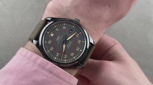 Обзор часов IWC Pilot's Mark XVIII Top Gun Miramar IW3247-02 IWC