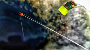 Мормышка не успевает опускаться до дна...