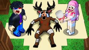 💉😷ОЛЕНЮ СРОЧНО НУЖНА ПОМОЩЬ! 99 НОЧЕЙ В ЛЕСУ В РОБЛОКС ROBLOX