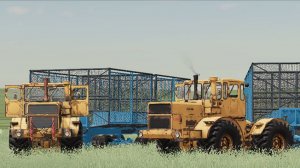 СПК Краснооктябрьский. FS 19. Вывозим солому с полей