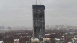 Five Towers — небоскрёб на Ленинском (timelapse)