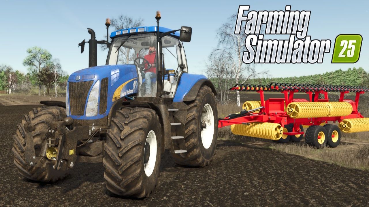 Прикатывание поля после посева | Farming Simulator 25 🐄🌻🌽 смотреть онлайн