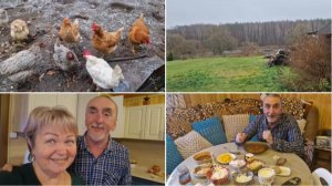 ЛЁШИК НАВЕДАЛСЯ К КУРОЧКАМ, А У МЕНЯ СУП ГОТОВ.ЧТО СЕГОДНЯ ОБЕДАЕМ.