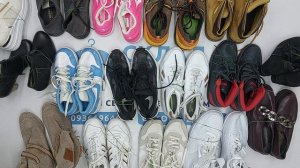 40745 Обувь всесезонная, 2пак, CREAM SHOES MIX, секонд (cream) оптом