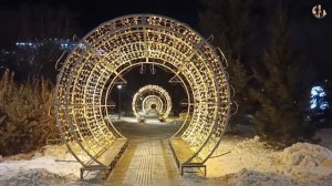 Зимняя Сказка на площади в Благовещенске! Скоро СКОРО НОВЫЙ ГОД VLOG