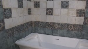 Рабочие хитрости при облицовки санузла фактурной плиткой. #топ #new#diy