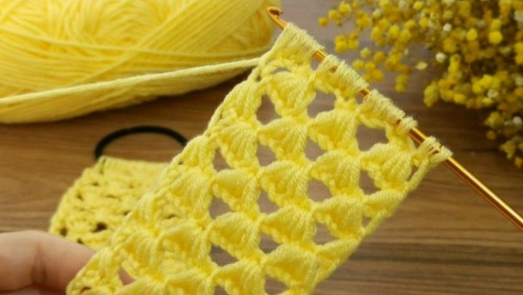 ПОВЯЗКА НА ГОЛОВУ КРЮЧКОМ В ТУНИССКОЙ ТЕХНИКЕ ВЯЗАНИЯ #тунисскоевязание #вязаниек