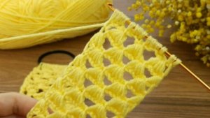 ПОВЯЗКА НА ГОЛОВУ КРЮЧКОМ В ТУНИССКОЙ ТЕХНИКЕ ВЯЗАНИЯ #тунисскоевязание #вязаниек