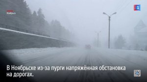 Пурга накрыла Ноябрьск