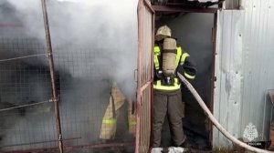 Пожар п. Юбилейный