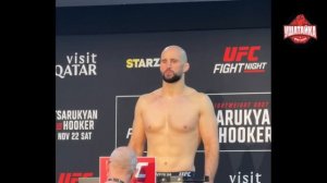 Царукян VS Хукер, Мухаммад VS Гэрри и другие - ВЗВЕШИВАНИЕ перед UFC В КАТАРЕ