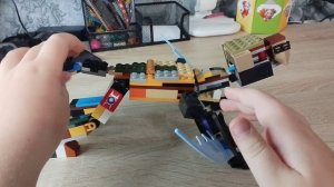 Я построил дракона-лего из игры блокс фрукт!!!