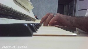 Исполняя Христову притчу о талантах - играю на пианино "Цыганочку" по нотам