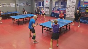 III ф. Стрижанов/Фильчева (1058) - Драк/Бандукова (908)  настольный теннис Парный турнир 16.11 СПб