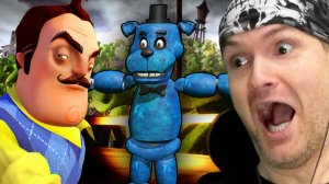 ПРИВЕТ СОСЕД ПОСИНЕЛ И СТАЛ МЕДВЕДЕМ! И напугал меня до смерти ► Hello Neighbor #3