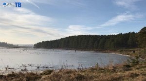 В Кусе введён запрет выхода на тонкий лёд