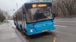 Автобус ЛиАЗ 5292 борт 192815, маршрут 687