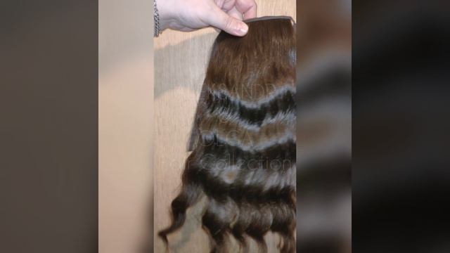 Объёмный ХВОСТ на ленте, кудрявые волосы #накладнойхвост #натуральныйхвост #изделияизволос #постиж