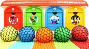 Сытный гараж ASMR | Странное изготовление 4-х шариковых шариков, Превращение 6