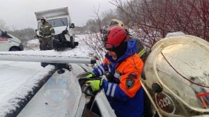 Трое детей пострадали в ДТП на трассе в Ленинградской области