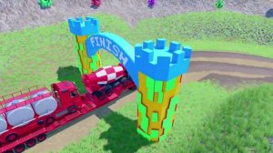 Кто куда едет? Смотрим на автовозы и бетономешалки! МУЛЬТФИЛЬМ ДЛЯ МАЛЫШЕЙ.