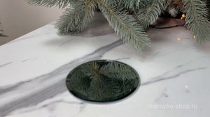 Стеклянная тарелка ЗЕРКАЛО МЕРЛИНА, зеркальная, 12 см, 30198