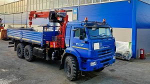 Бортовой автомобиль КАМАЗ 43118-76 с КМУ Kanglim 1256G-II с ДОПОГ