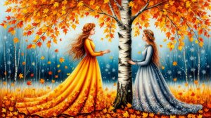 ЖЁЛТЫЙ ЛИСТ ОСЕННИЙ. КОЛИБРИ.