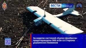 За неделю системой «Купол Донбасса» предотвращены 366 атак со стороны ВСУ