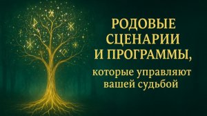 Какие родовые программы вы проживаете сейчас. Что мешает вам быть счастливой?!