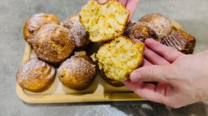 Кексы с яблоками в духовке / Готовлю яблочные кексы в формочках - пышные и вкусные