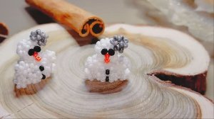 Мини-снеговички к новому году (набор для создания украшения)