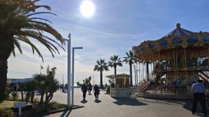 Прогулка по набережной пляжа Маяк г. Сочи 22.11.2025