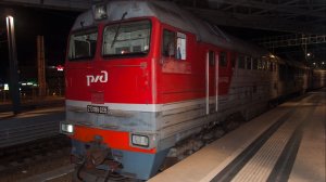 Тепловоз 2ТЭ116У сменяет электровоз 2ЭС4К в Адлере