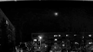 Метеорит над городом