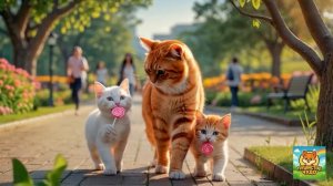 МУЛЬТФИЛЬМ ДЛЯ ДЕТЕЙ, Мама кошка помогает другому котенку найти маму