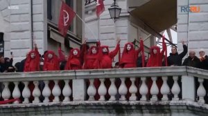 Экоактивисты окрасили Гранд-канал в Венеции в зеленый цвет